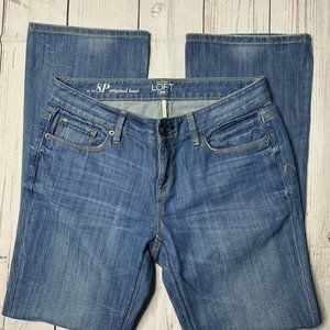 Ann Taylor Loft Jeans Womens 29/8P Blue Medium Wash Denim Original Bootcut